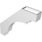 Ekena Millwork 3-in. W x 18-in. D x 18-in. H Pescadero Architectural Grade PVC Knee Brace BRCP03X18X18PEC - alternate 6